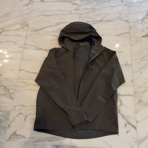 Men's gray raincoat